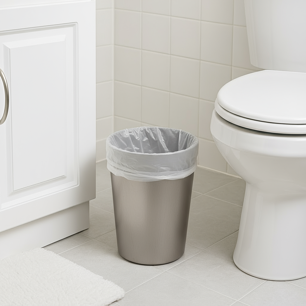 Melplas Medium Trash Bags – 25×25 inches, 1 mil Thick, 100 Count - Image 10