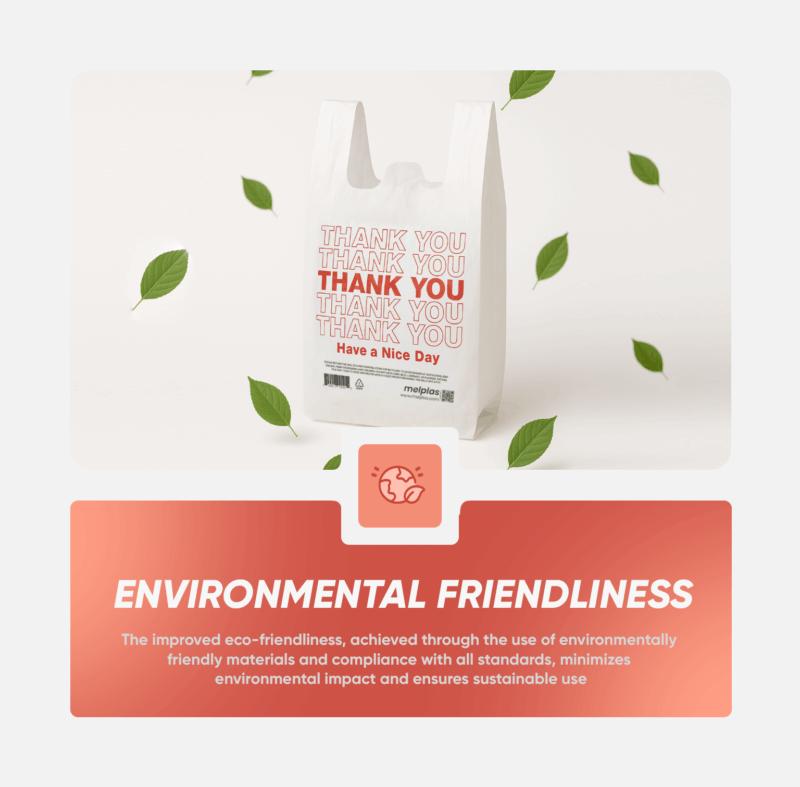 T-Shirt Bags (Printed Thank You) 12x12 inches, 0,8 mil 1000pcs - Image 4