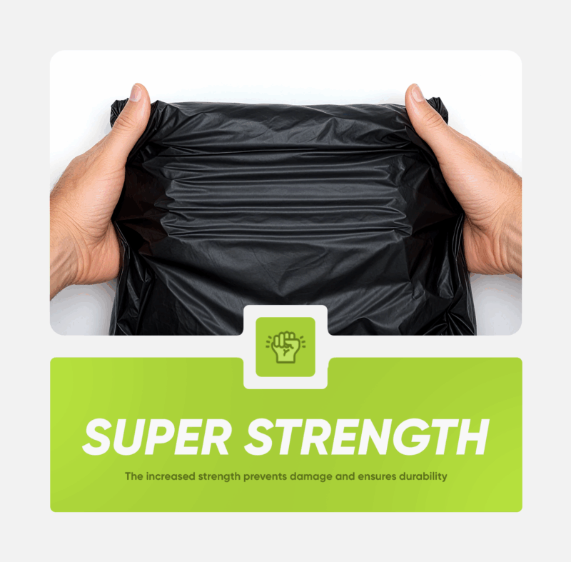 S-Shape Trash Bags 24x27 inches, 0.85 mils 600pcs - Image 4