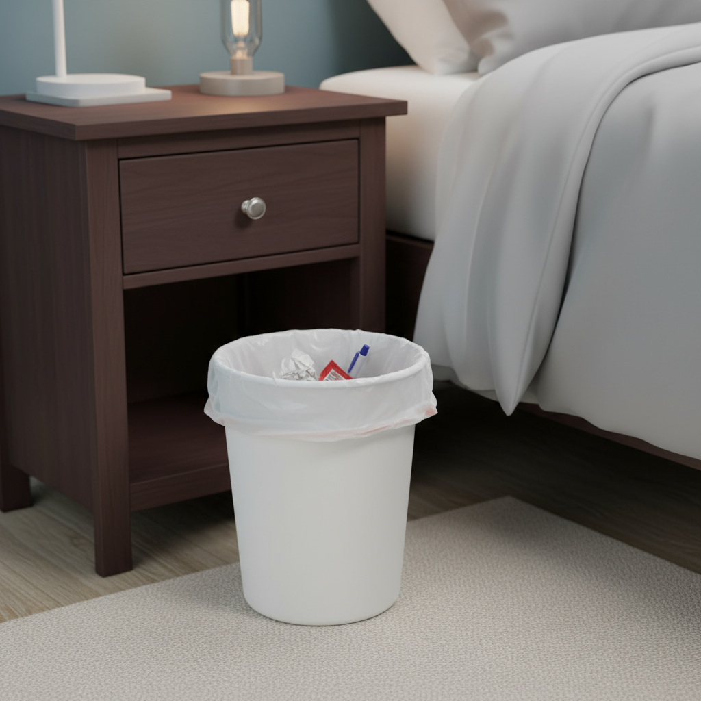 Melplas Medium Trash Bags – 25×25 inches, 1 mil Thick, 100 Count - Image 9