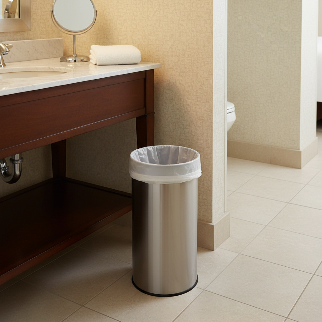 Melplas Medium Trash Bags – 25×25 inches, 1 mil Thick, 100 Count - Image 16