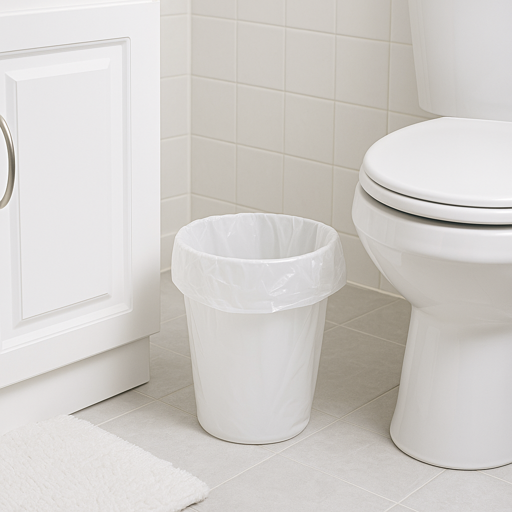 Melplas Small Trash Bags – 16×14 inches, 1 mil Thick, 100 Count - Image 9